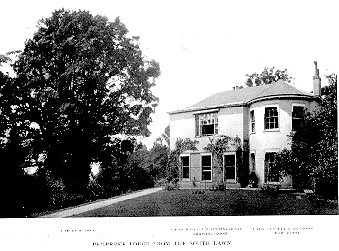 Description: Russell's childhood home Pembroke Lodge, in Richmond Park, had been granted by Queen Victoria to Lord John Russell and his wife in 1847 for their life-time occupation as a reward for his services to the nation. Archive Box Number: 8,25